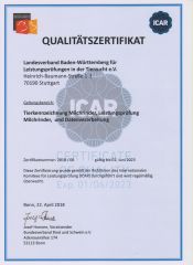 ICAR-Zertifikat ICAR-Zertifikat